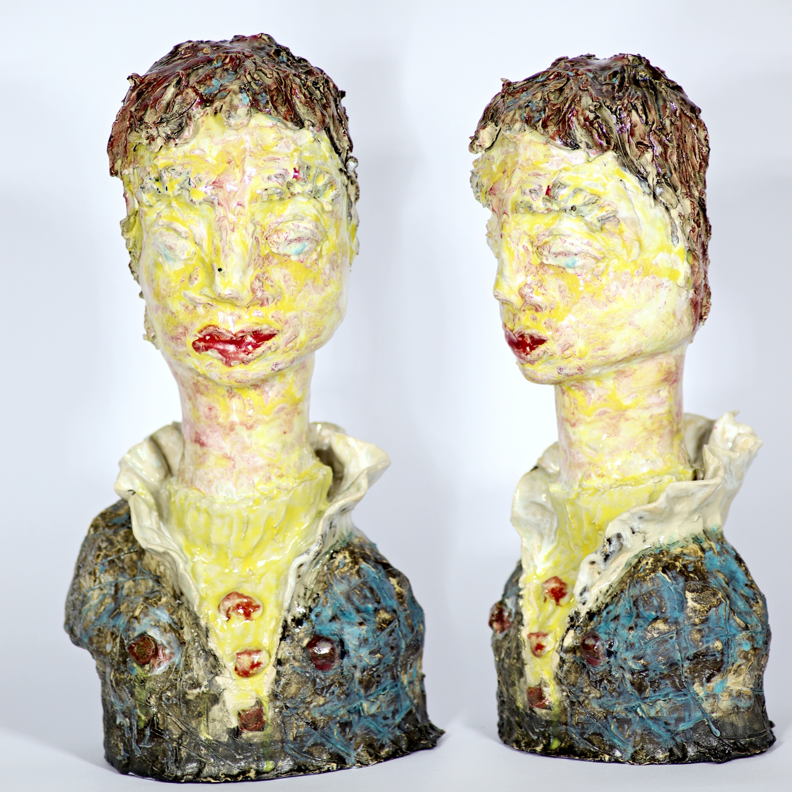 Sculpture, Bust, Ceramics